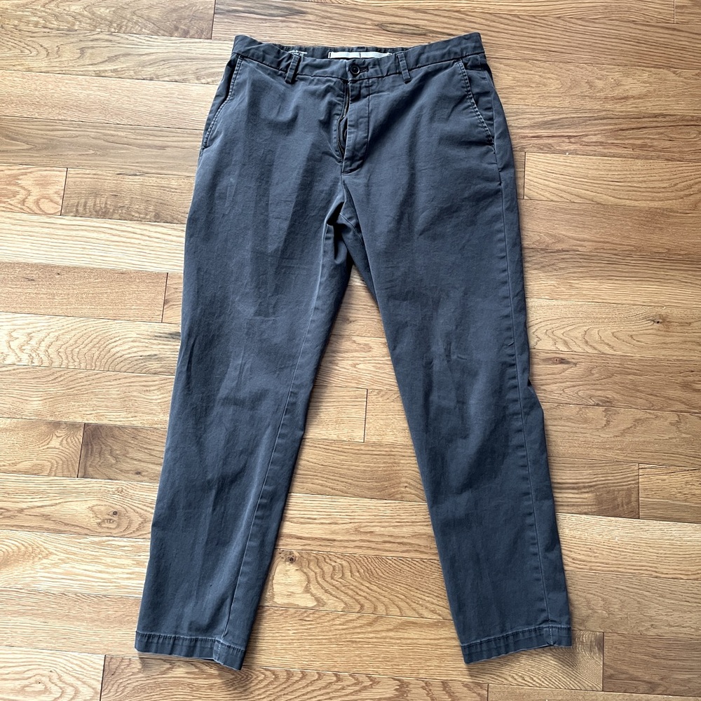 Banana Republic Athletic Fit Gray Chino Pants